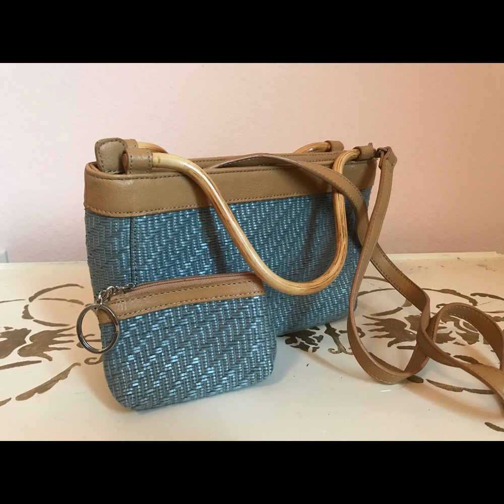 Bamboo woven purse set